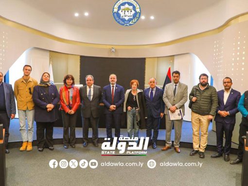 جامعة بنغازي تستقبل وفدا من ممثلي وكالات الأنباء والقنوات الإسبانية