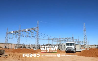 شركة الكهرباء تؤكد استكمال أعمال التركيبات الداخلية بمشروع محطة يفرن