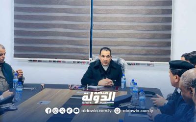 وزير الداخلية يعقد اجتماعه الثاني في سبها لوضع خطة أمنية لتعزيز الاستقرار