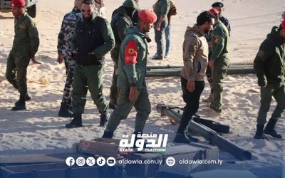 اللجنة الأمنية المشتركة بزلة تضبط أسلحة ومصنعاً للخمور