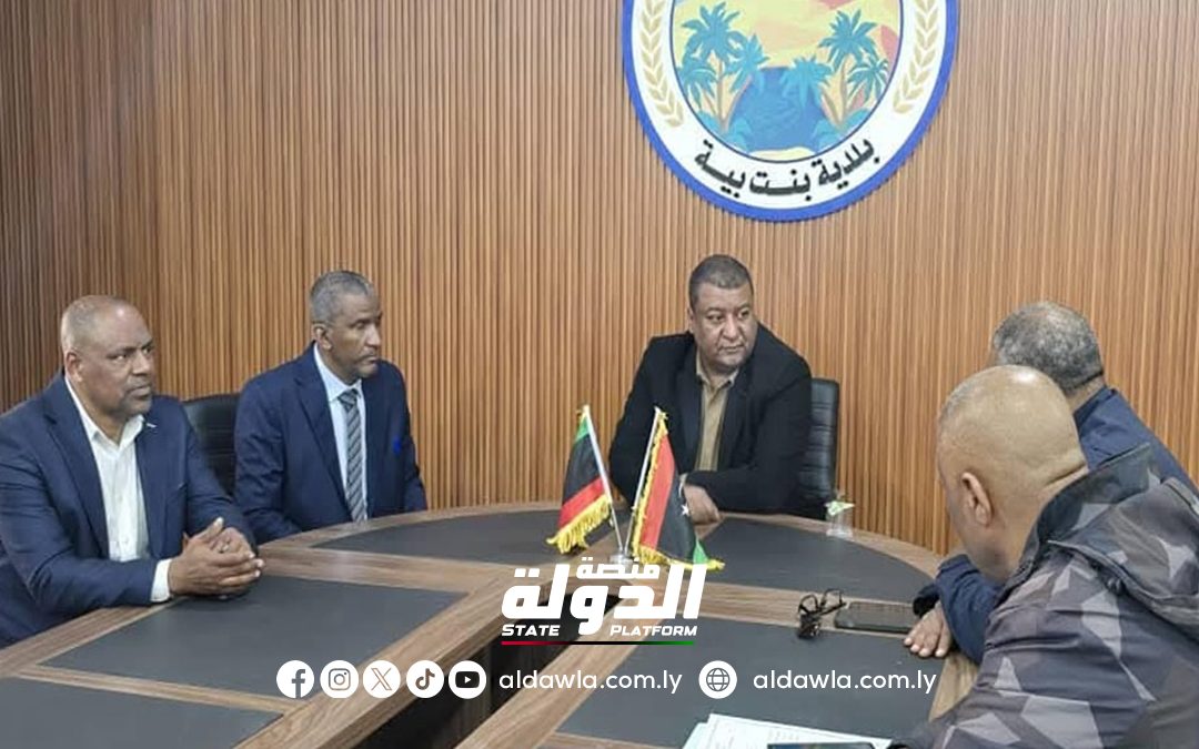 وزير الشؤون الاجتماعية يجري زيارة تفقدية لبلدية بنت بية في الجنوب