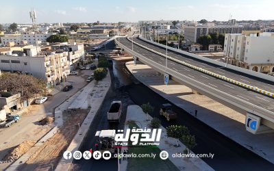 جهاز التنمية: قرب انتهاء أعمال مشروع جسر شهداء 6/6 في سرت