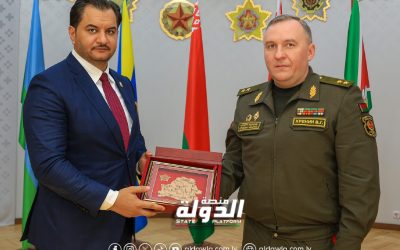 رئيس أركان القوات البرية يبحث مع وزير الدفاع البيلاروسي التعاون المشترك