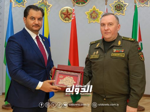 رئيس أركان القوات البرية يبحث مع وزير الدفاع البيلاروسي التعاون المشترك