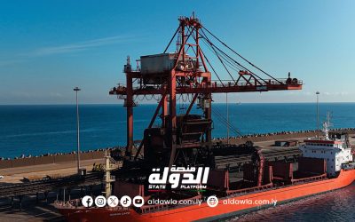 الشركة الليبية للحديد والصلب تصدر 15 ألف طن من الحديد المقولب إلى الأسواق الدولية