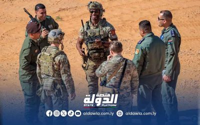 القوات المسلحة تنفّذ تدريبًا عسكريًا مشتركًا مع القوات الجوية الأمريكية