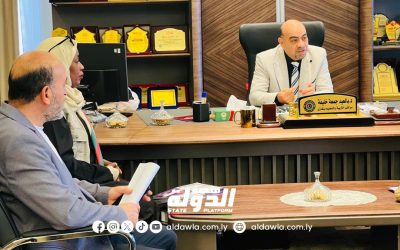 مراقب تعليم بنغازي يبحث آلية التوعية بأهمية المشاركة في الانتخابات