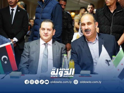 الحكومة الليبية تفتتح مكتب لرابطة الجالية السورية في بنغازي
