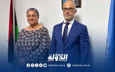 أورلاندو وتيتيه يبحثان مستجدات الأوضاع في ليبيا ويؤكدان دعم المسار السياسي والمصالحة