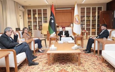 المستشار صالح يبحث مع خوري مسار الانتخابات والاستقرار