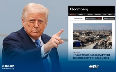 ترامب يطلق خطة “مجلس السلام” ويدعو لدفع مساهمات مالية كبيرة